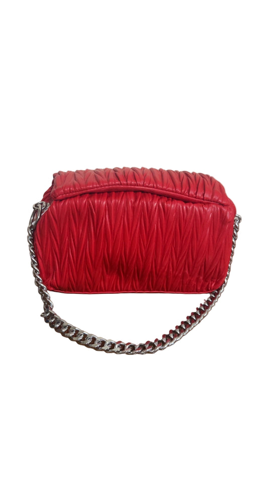 Cherry Red Top Handle Messenger