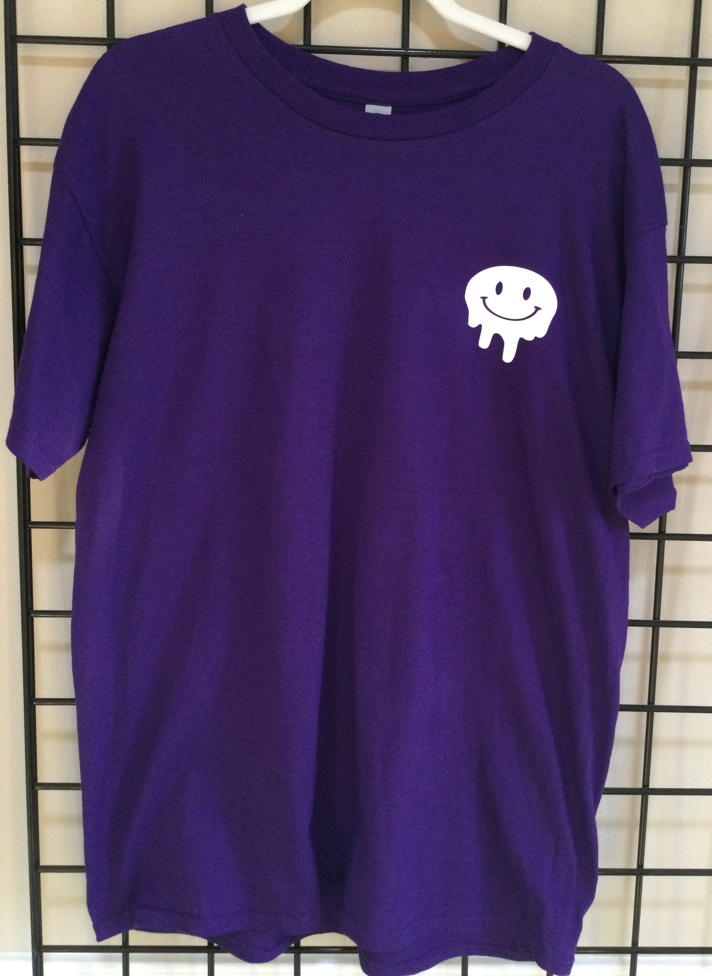 Purple Talk Back Tee Size Large