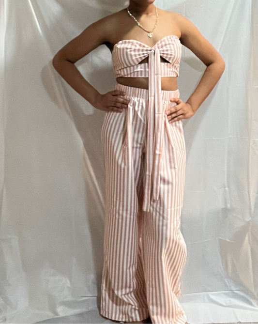HALTER TOP PANT SET