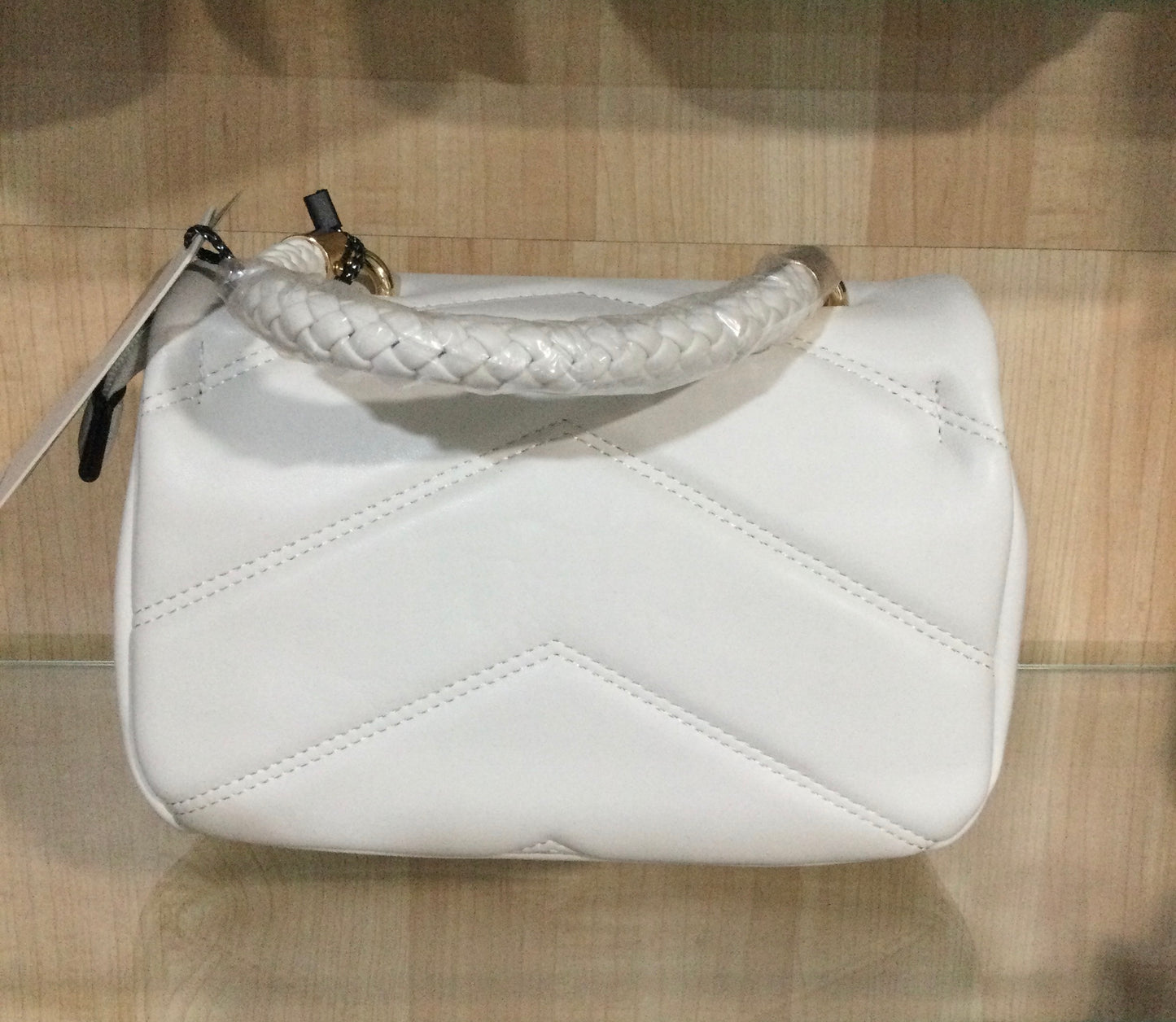 Pearl White Crossbody with matching Wallet