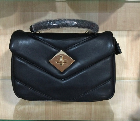 Black Messenger with Wallet