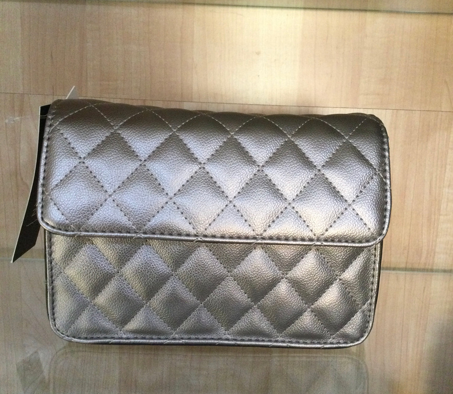 Pewter Crossbody with Wallet